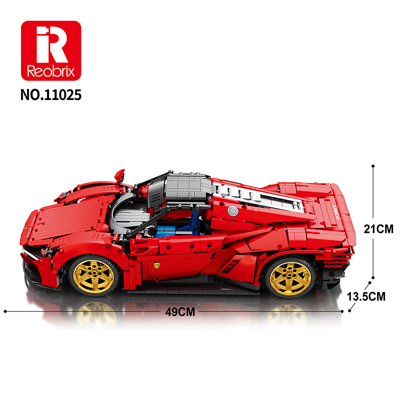 Конструктор на радиоуправлении Гоночный автомобиль Reobrix 11025-D Daytona Sp3