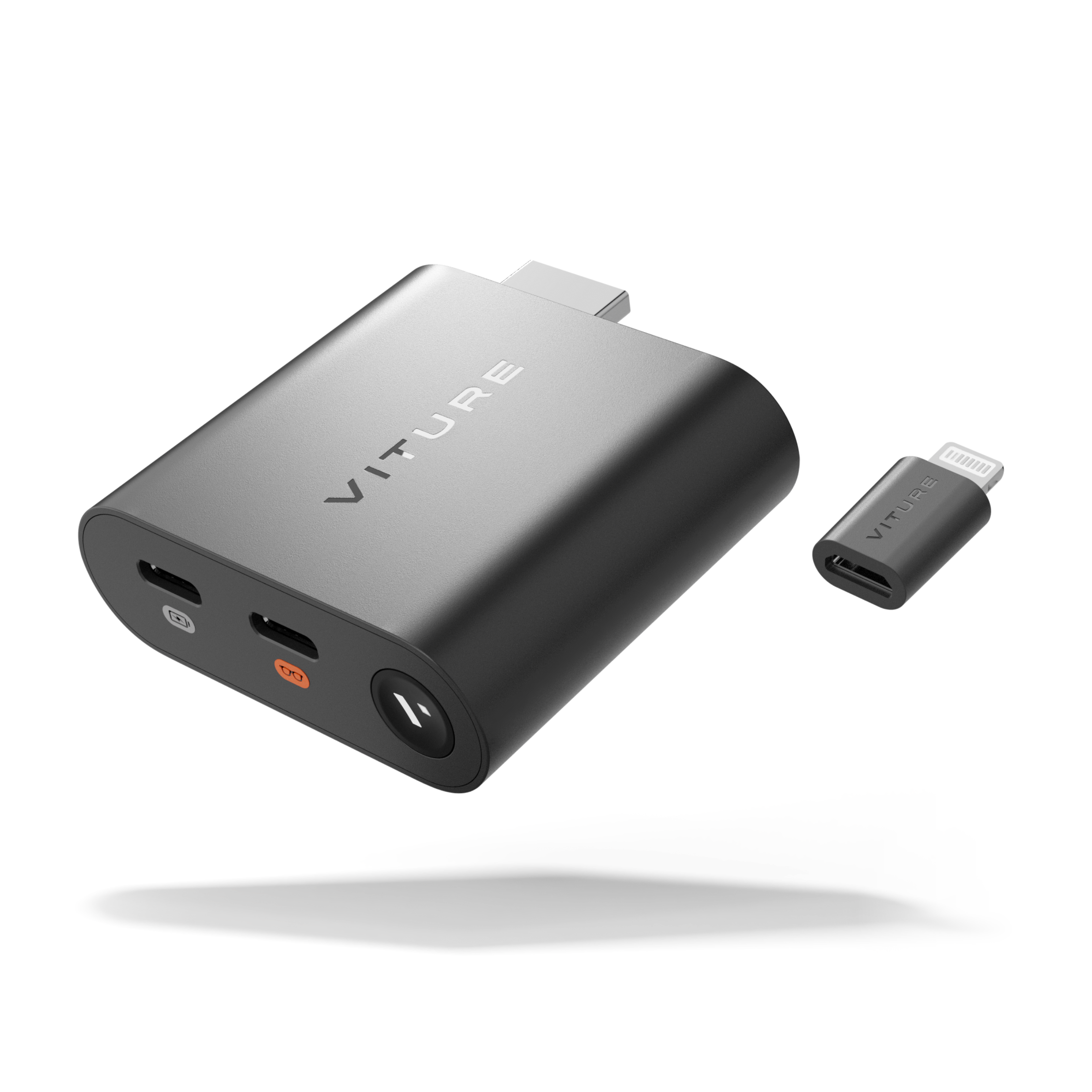 Адаптер HDMI XR + адаптер Lightning на Micro B