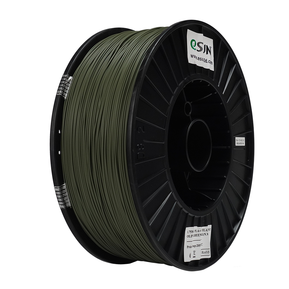 Филамент Esun PLA+, 1.75 мм, 3 кг, оливково-зеленый