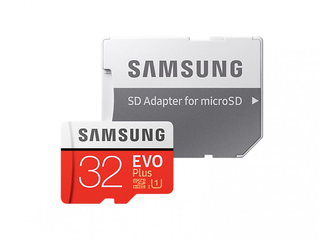 Карта памяти Samsung EVO Plus microSDXC 32GB + адаптер