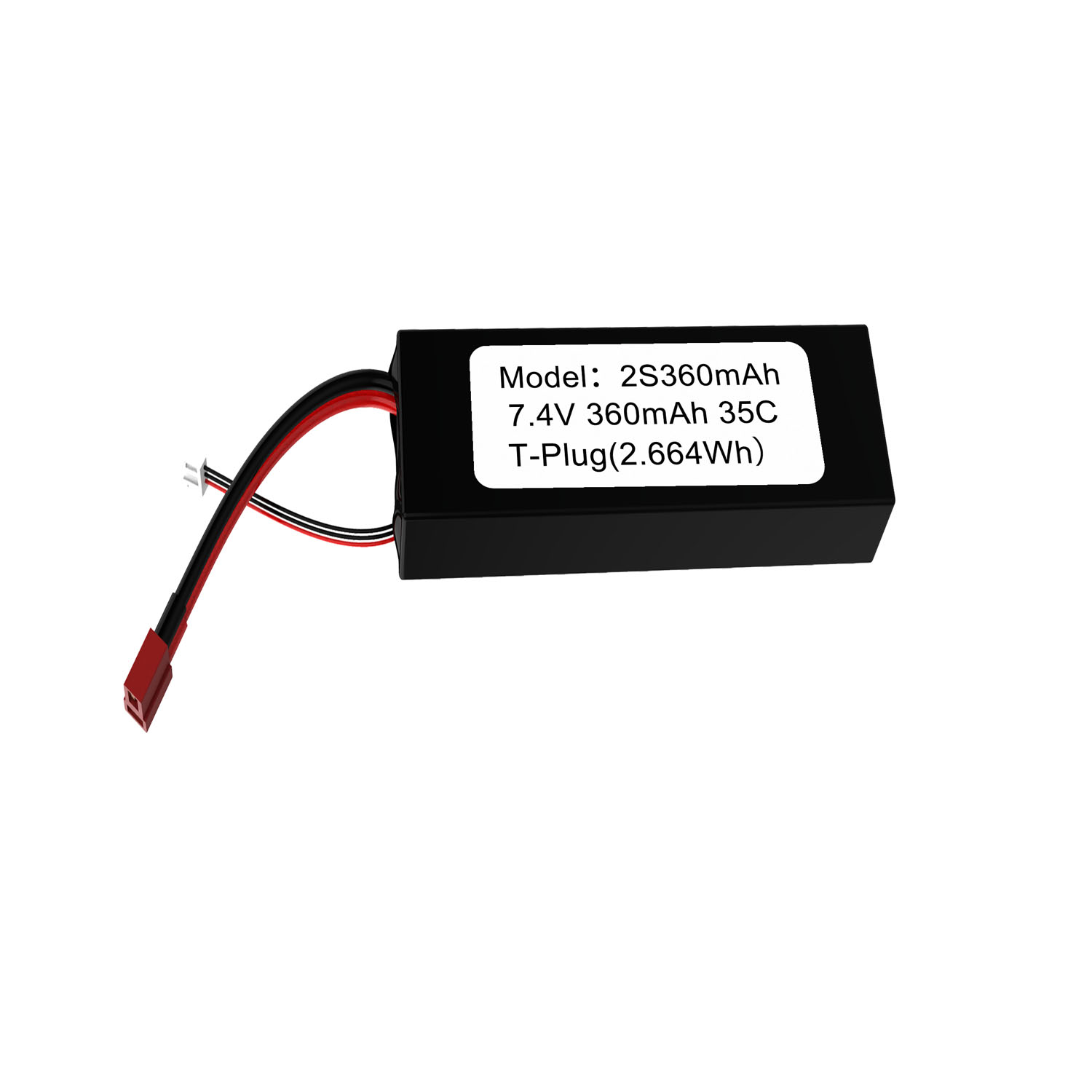 Литиевый аккумулятор Mason 360mAh 2S (35C) 7.4V Т