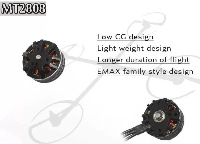 Бесколлекторный двигатель EMAX MT2808-CCW