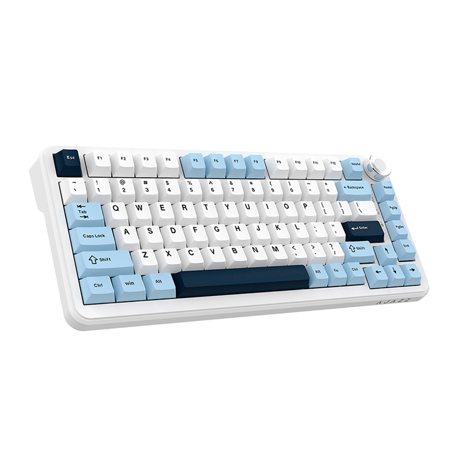 Беспроводная игровая клавиатура AJAZZ AK820 MAX PLUS Daydream Switch (белый/голубой)