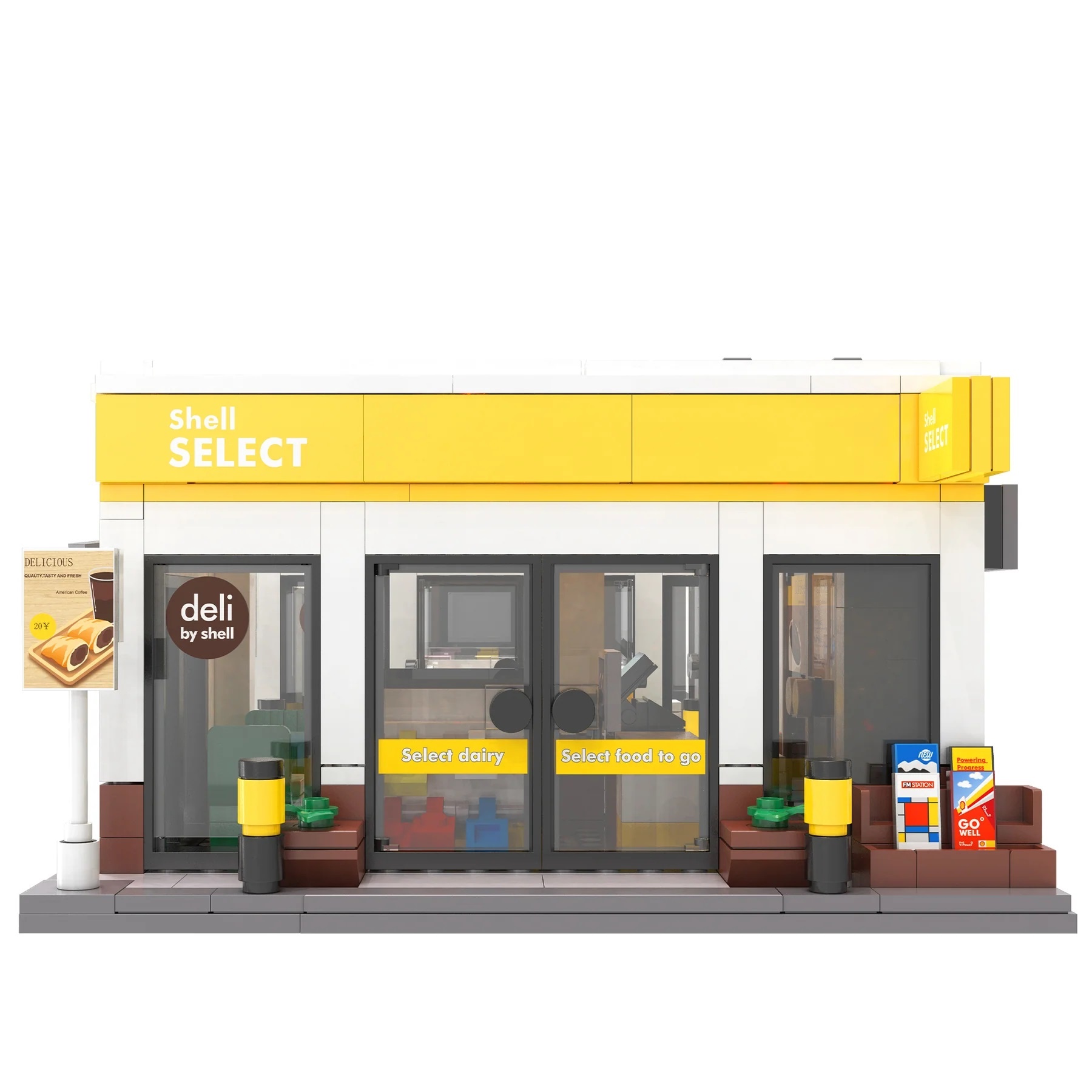 Конструктор CaDa заправка Shell Select C66027W