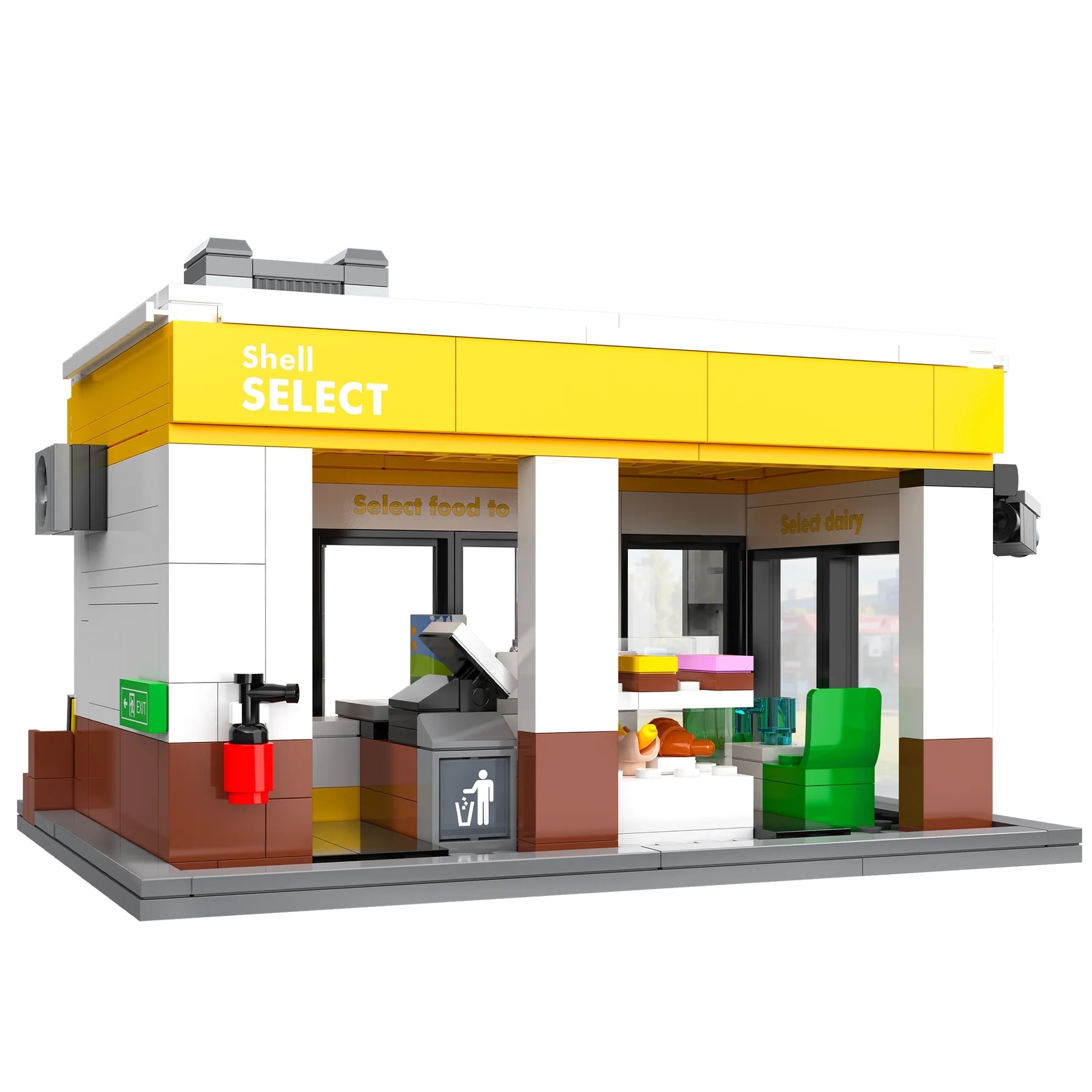 Конструктор CaDa заправка Shell Select C66027W