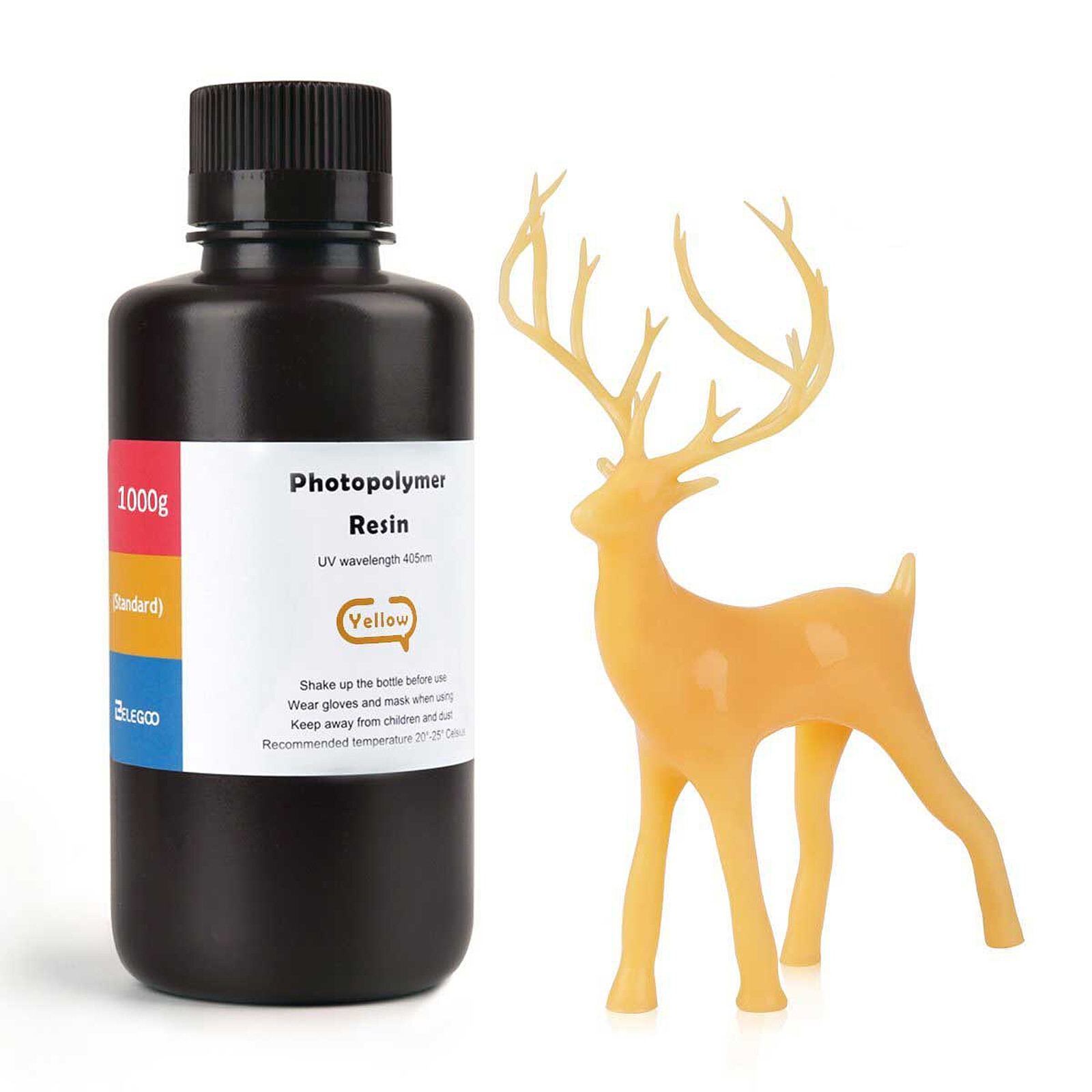 Фотополимерная смола Elegoo ABSlike 1000g (желтый)