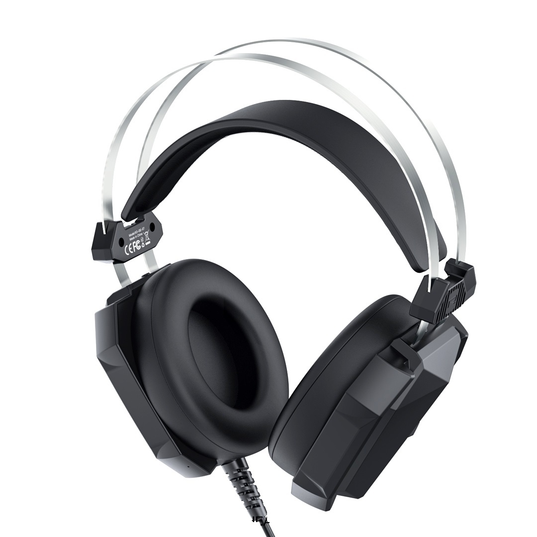 Игровые наушники с RGB-подсветкой и микрофоном GE-07