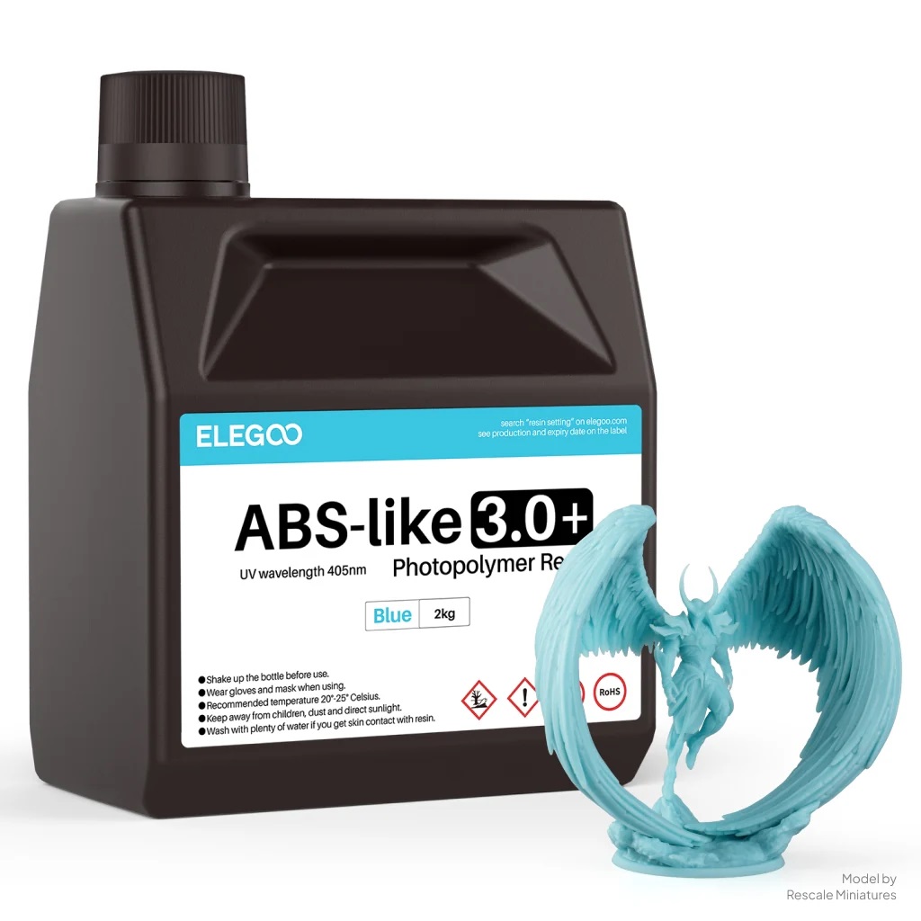 Фотополимерная смола Elegoo ABSlike V3.0+ 2000g (синий)