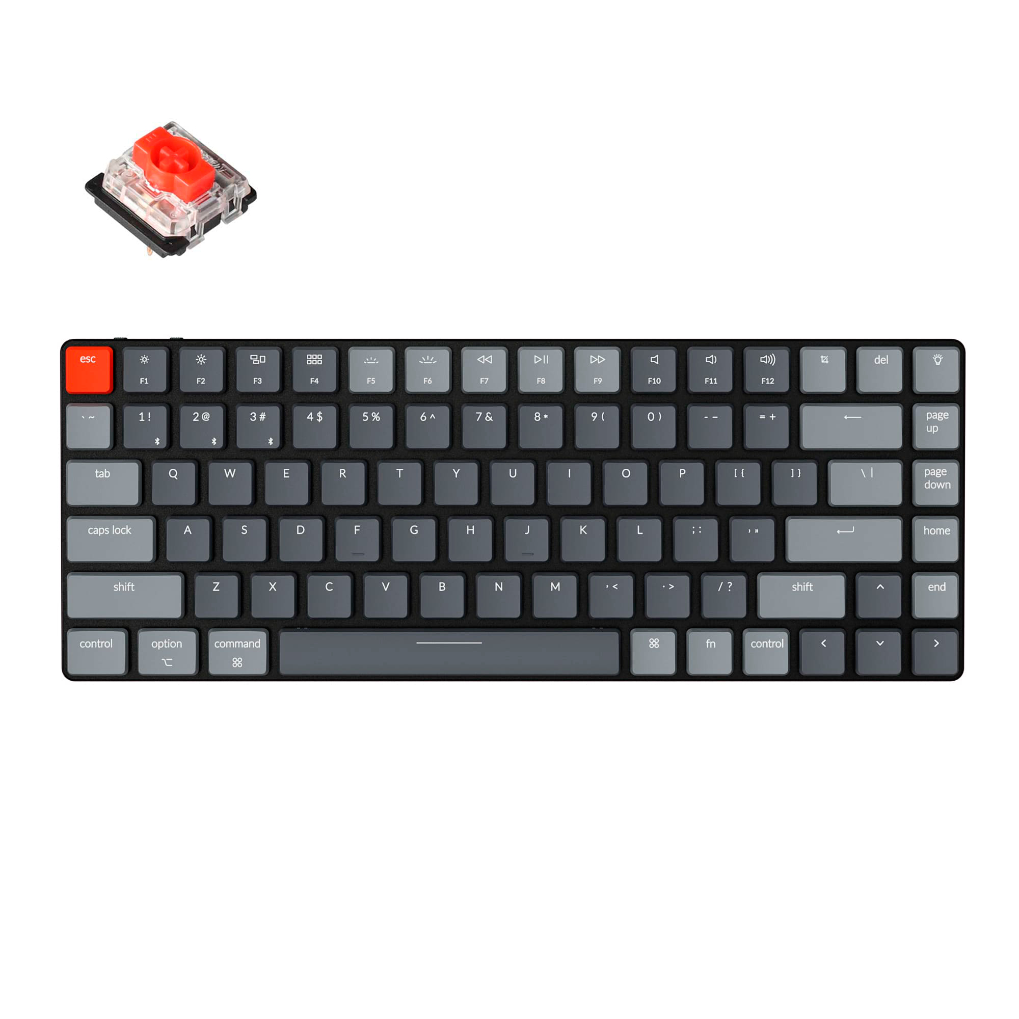 Беспроводная игровая клавиатура Keychron K3 Max Red Switch (черный)