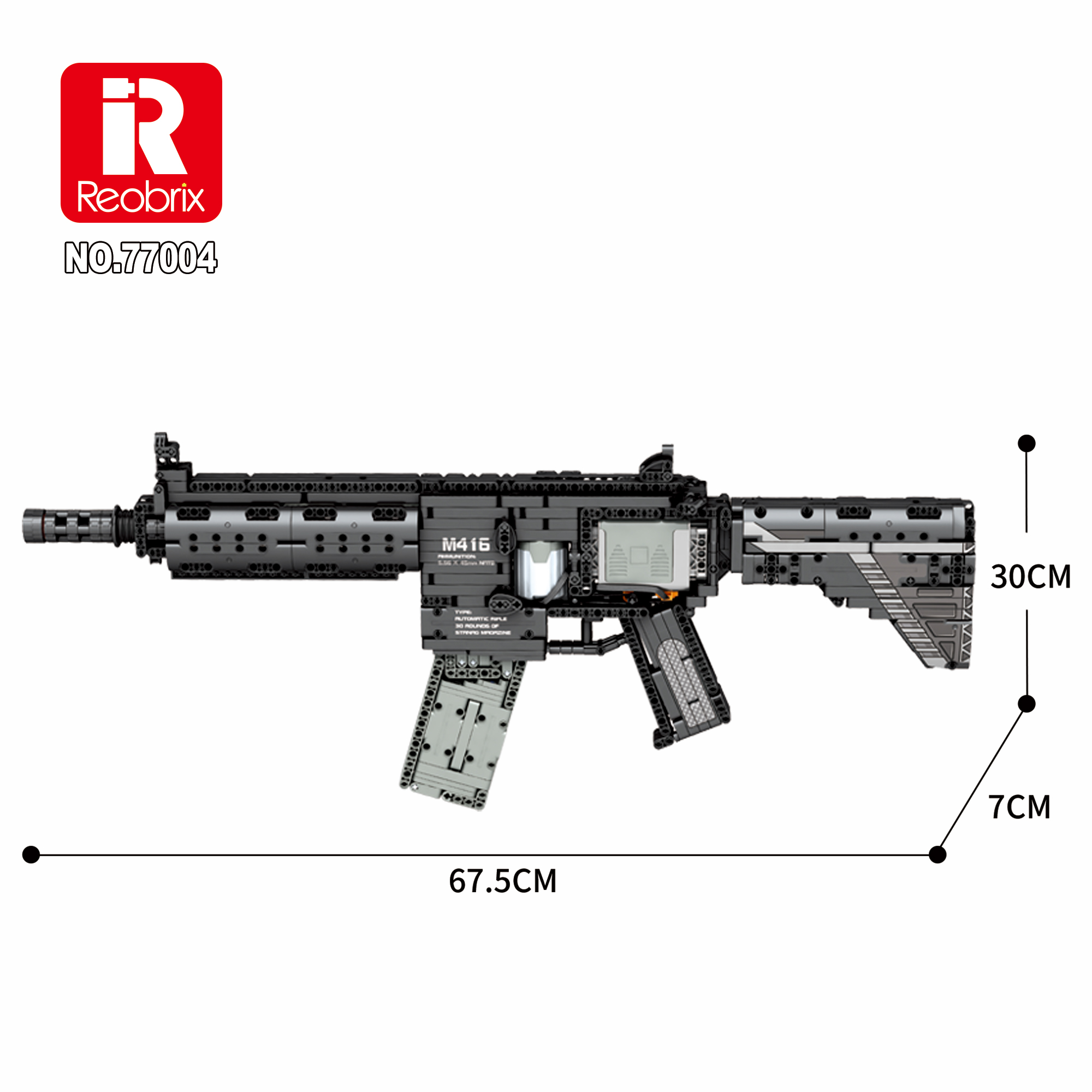 Конструктор Штурмовая винтовка M416 Reobrix 77004