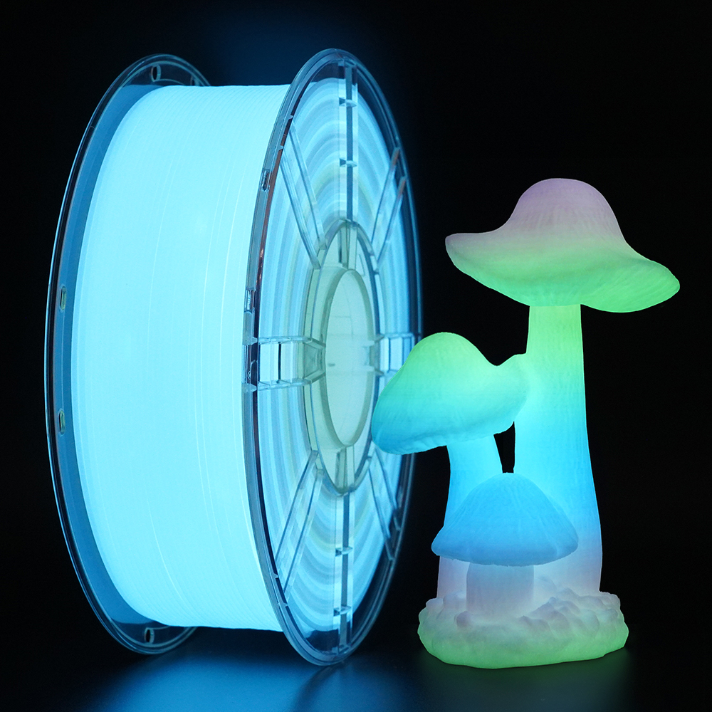 Филамент Kingroon PLA Luminous Rainbow 1.75mm 1KG