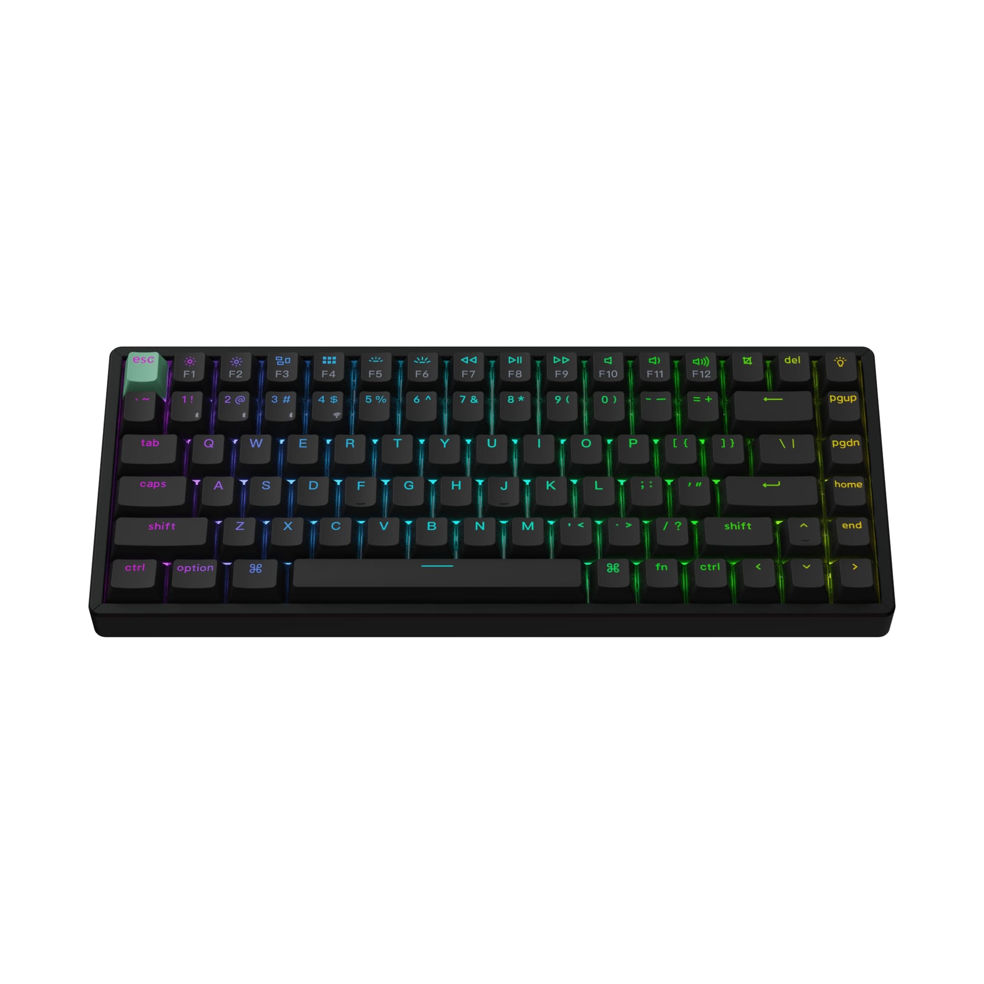 Компьютерная клавиатура Keychron K2 HE RGB Nebula Switch (K2H-J1-RU) черная