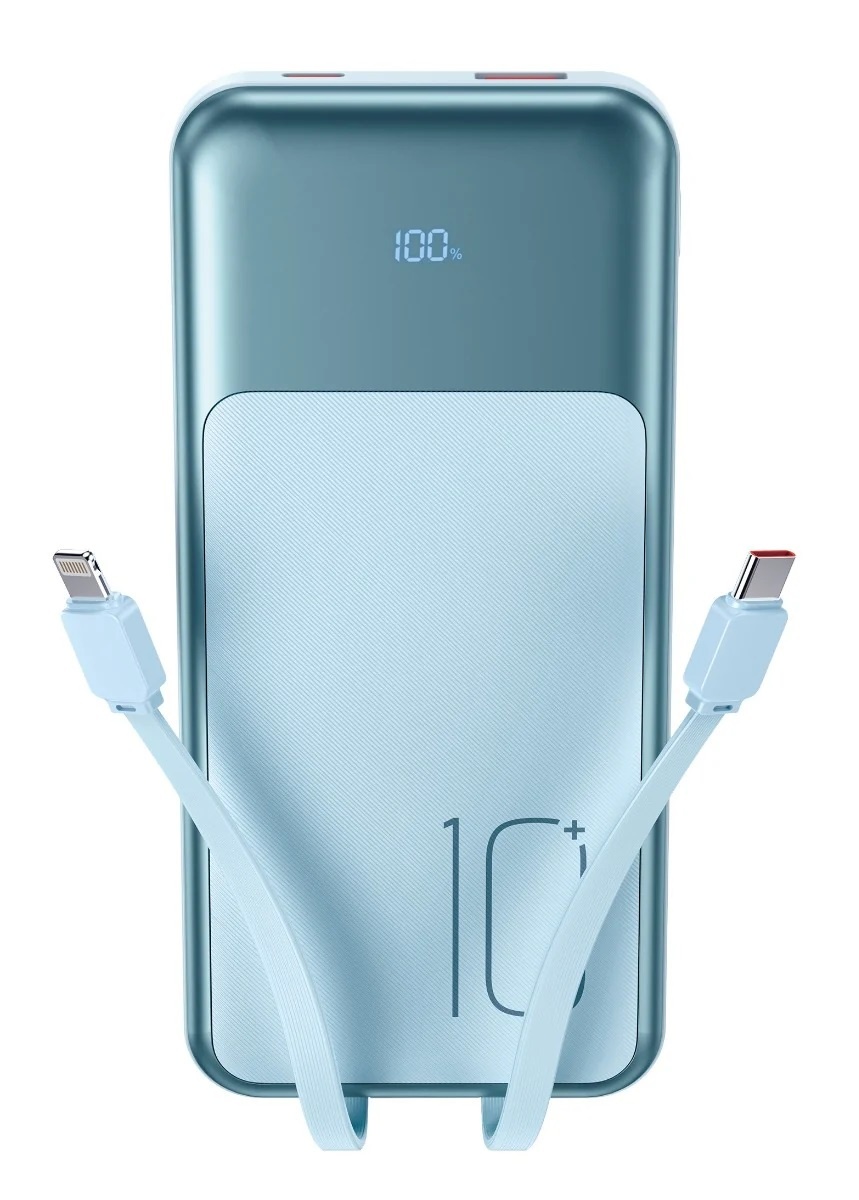 Быстрая зарядка (Lightning, TYPE-C) 10 000 мАч USB-C 20 Вт / USB-A 22,5 Вт PR248