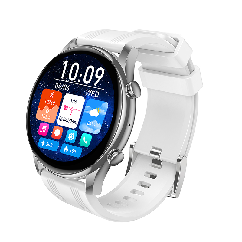 Умные часы Hoco Y38 AMOLED (с функцией звонков, серебристые)