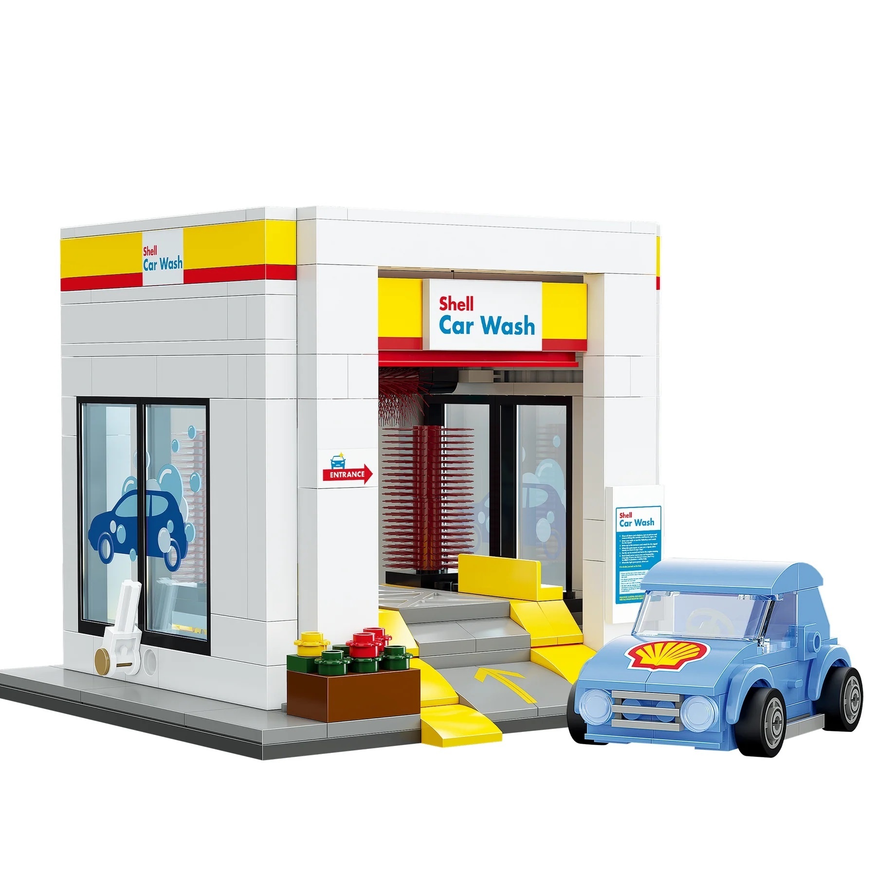 Конструктор CaDa мойка Shell Car Wash C66030W