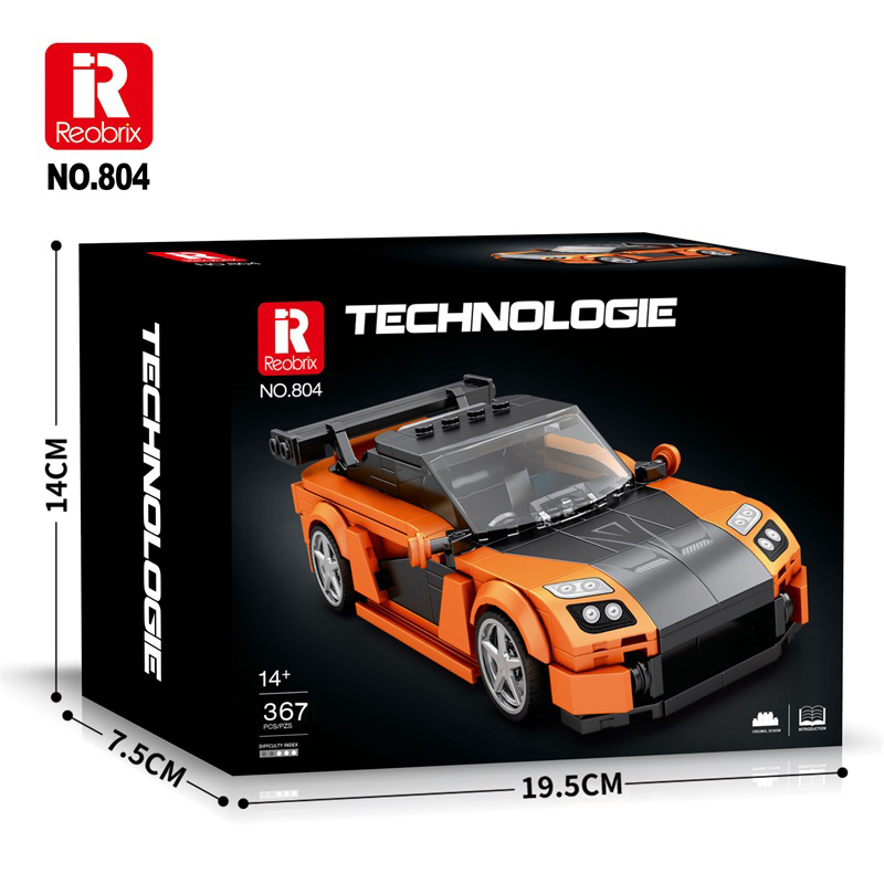 Конструктор Гоночный автомобиль Reobrix 804