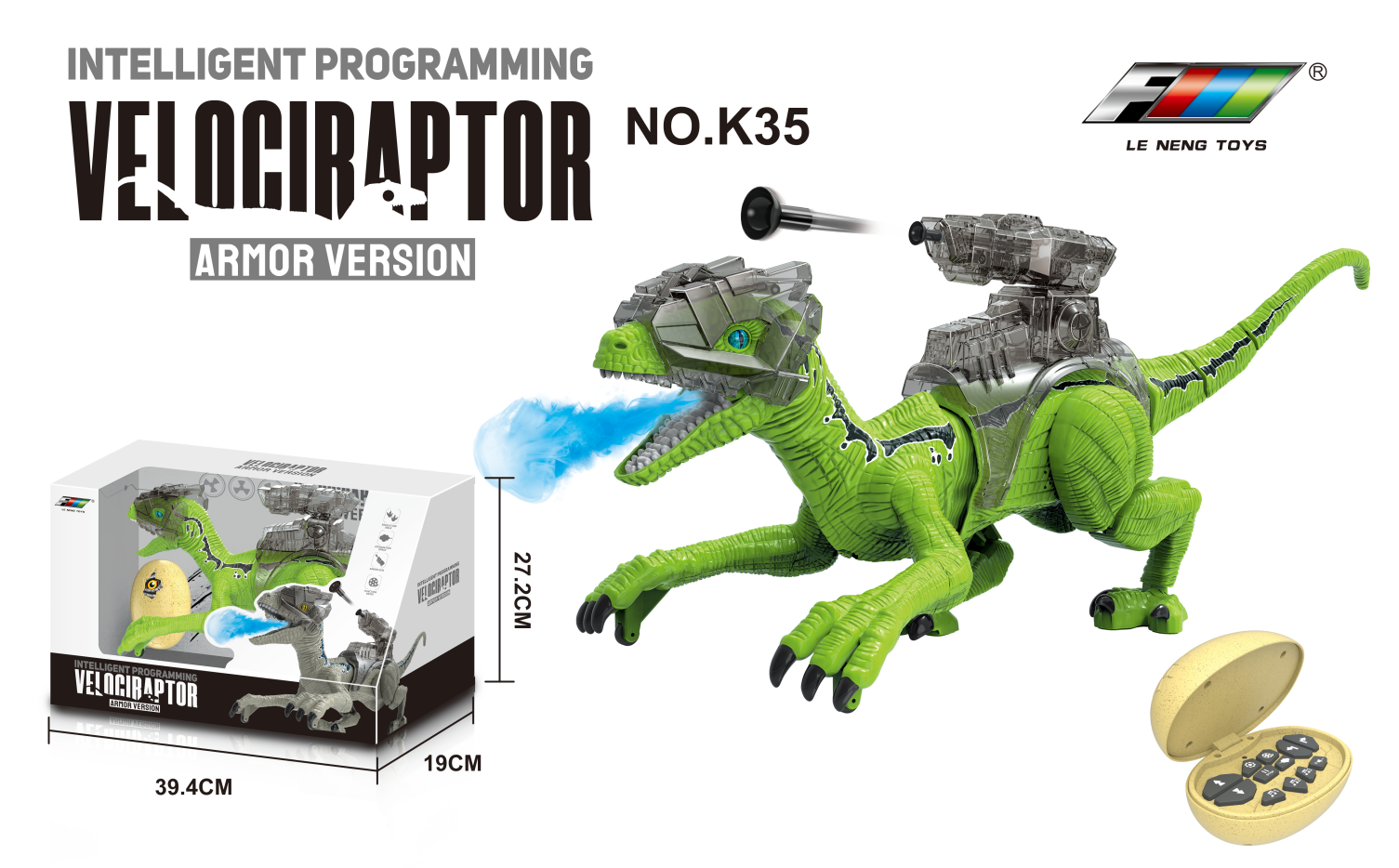 Робот динозавр на радиоуправлении Le Neng Toys K35