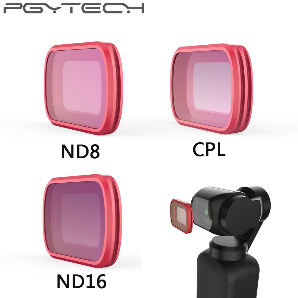 Набор фильтров для Osmo Pocket PRO (CPL ND8 ND16) от PGYTECH P-18C-012