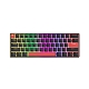 Проводная игровая клавиатура FURYCUBE TS61 Red Switch (черный/красный)
