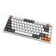 Проводная клавиатура AJAZZ AF82 (серый/белый/оранжевый)