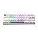 Проводная игровая клавиатура FURYCUBE TS61 Red Switch (белый/серый)