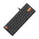 Проводная игровая клавиатура AJAZZ NKL61 Low Profile Switch (черный/оранжевый)