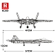 Конструктор Истребитель Reobrix 33030 Су-57