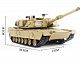 Радиоуправляемый танк M1A2 Abrams 1:16 3918-1Upg