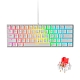 Проводная игровая клавиатура CYBERLYNX BD61 Red Switch (белый)