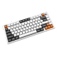 Проводная клавиатура AJAZZ AF82 (серый/белый/оранжевый)
