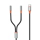 Переходник с Type-c на два 3.5 1.2m NB-R269B