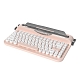 Компьютерная клавиатура AJAZZ AF84 (бело-розовая)