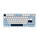 Беспроводная игровая клавиатура AJAZZ AK820 MAX PLUS Daydream Switch (белый/голубой)