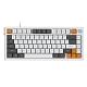 Проводная клавиатура AJAZZ AF82 (серый/белый/оранжевый)
