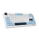 Беспроводная игровая клавиатура AJAZZ AK820 MAX PLUS Daydream Switch (белый/голубой)