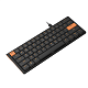 Проводная игровая клавиатура AJAZZ NKL61 Low Profile Switch (черный/оранжевый)