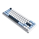 Компьютерная клавиатура AJAZZ AK680 MAX (8+1K), сине-бело-темно-синие клавиши