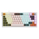 Проводная клавиатура AJAZZ AF82 (серый/белый/оранжевый)