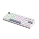 Проводная игровая клавиатура FURYCUBE TS61 Red Switch (белый/серый)